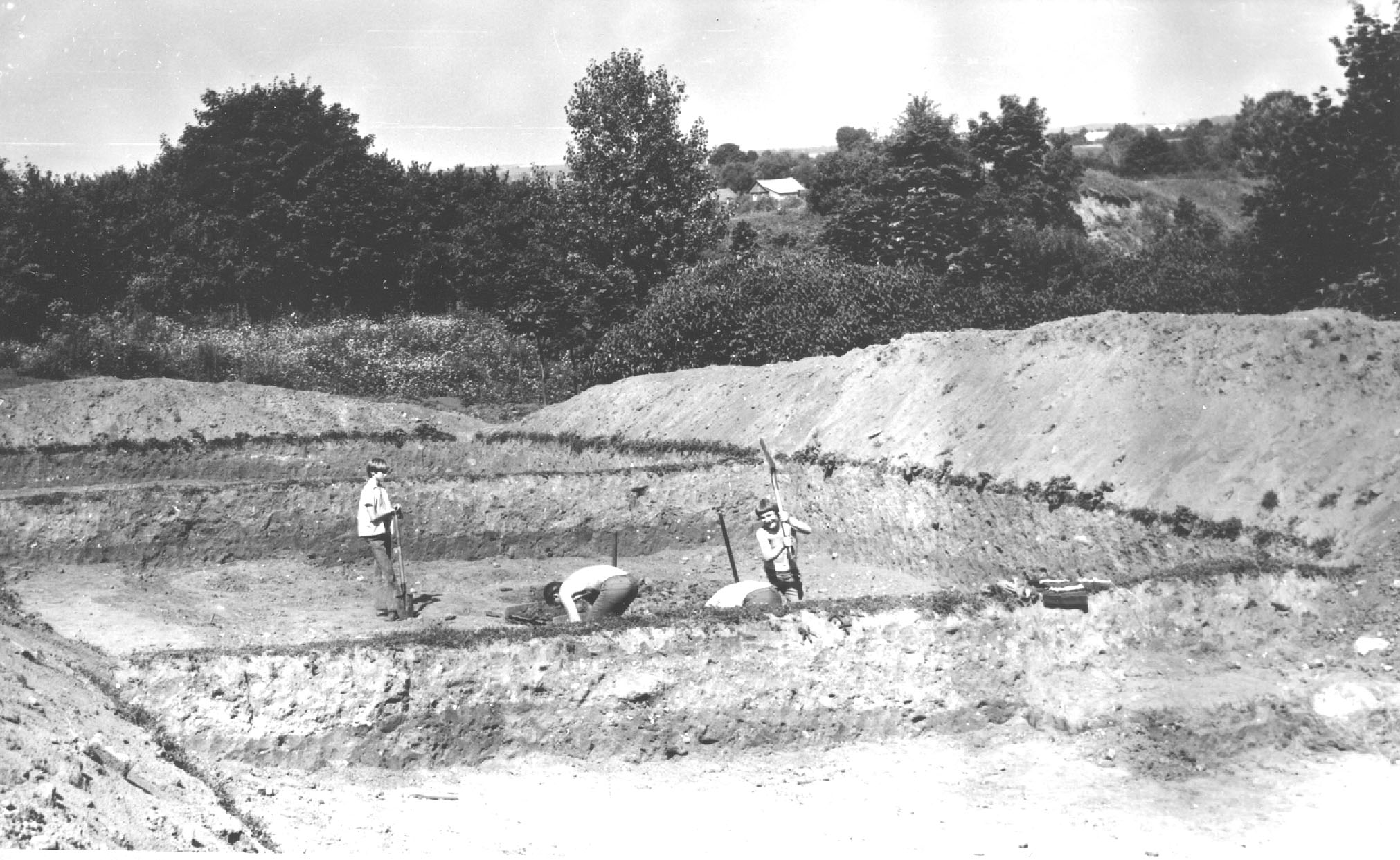 Вялікае гарадзішча раскоп 1978